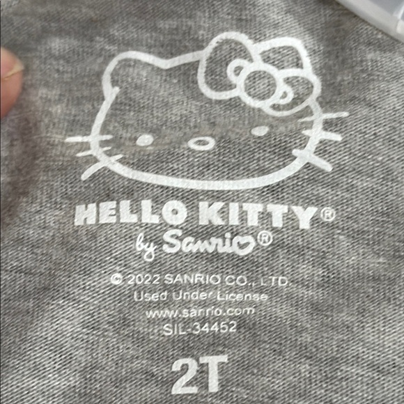 (R0) Hello Kitty Denim Overall Dress, size 2T, Toddler Girls 2-Pc. Denim - Picture 7 of 10